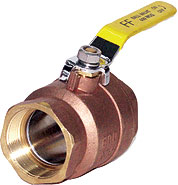 FULL PORT BALL VALVE WITH STAINLESS HANDLE