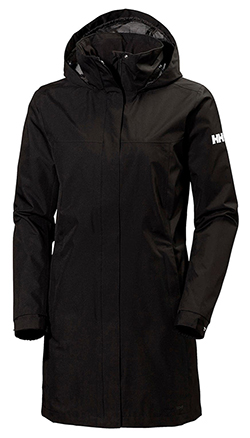 HELLY HANSEN LADIES ADEN LONG JACKET (BLACK)