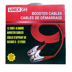 BOOSTER CABLES (HD)  (12 CABLE)