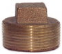 CAST BRONZE PIPE PLUGS