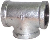 GALVANIZED PIPE TEES