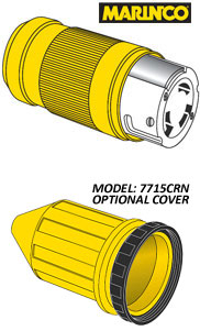 FEMALE CONNECTOR (50 AMP, 125/250 VOLT)