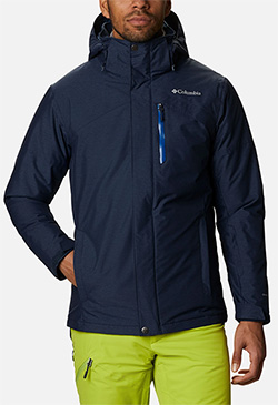 COLUMBIA MENS LAST TRACKS JACKET (NAVY)