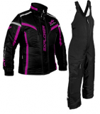 LADIES EDCO SUIT #2175 (BLACK/FUCHSIA)