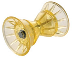 3.5" YELLOW BOW ROLLER (BELLS)
