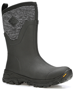 MUCK LADIES ARCTIC ICE MID (BLACK/HEATHER)