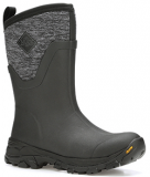 MUCK LADIES ARCTIC ICE MID (BLACK/HEATHER)