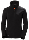 HELLY HANSEN LADIES LUNA FLEECE JACKET (BLACK)