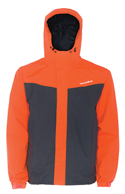 GRUNDENS FULL SHARE JACKET (ORANGE/GREY)