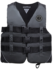 MUSTANG MV1273 PFD,(BLACK/CHARCOAL)