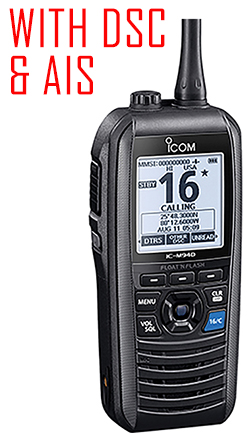 ICOM M94D HANDHELD VHF,DSC,AIS