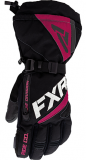 FXR LADIES FUSION GLOVE (BLACK/RASBERRY)