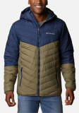 COLUMBIA MENS EDDIE GORGE HOODED JACKET (STONE GREEN)