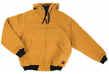 TOUGH DUCK BOMBER HOODED JACKET (BROWN)