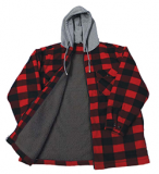 BACKWOODS HOODED JACKET (RED)