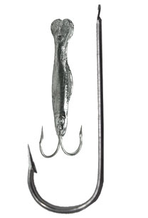 #1 JIGGER HOOK (FLAT-END)