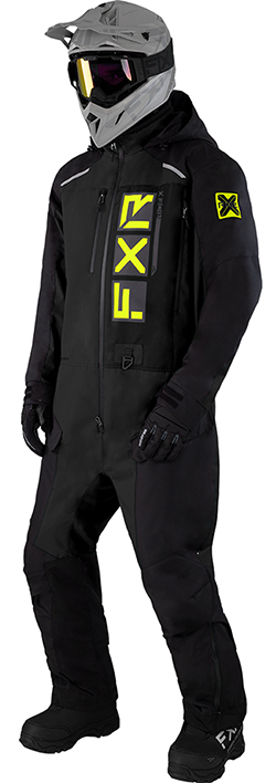 FXR 23 RECRUIT MONOSUIT (BLACK/HI-VIS)