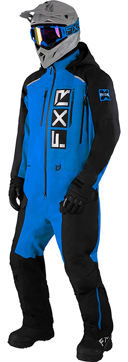 FXR 23 RECRUIT MONOSUIT (BLACK/BLUE)