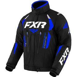 FXR TEAM FX JACKET (BLACK/BLUE)