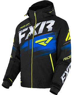 FXR MENS BOOST FX JACKET (BLUE/HIVIS)