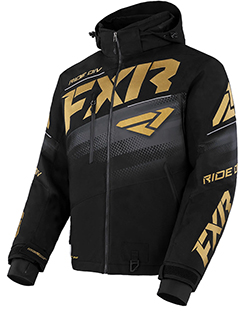 FXR MENS BOOST LE JACKET (BLACK/CHARCOAL/GOLD)