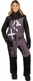 FXR LADIES CX MONOSUIT (BLACK/MUTED GRAPE)