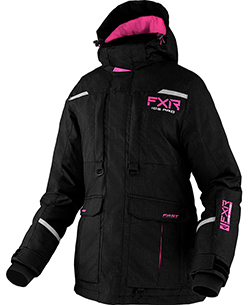 FXR LADIES EXCURSION JACKET (BLACK/ELECTRIC PINK)