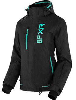 FXR LADIES FRESH JACKET (BLACK/MINT)