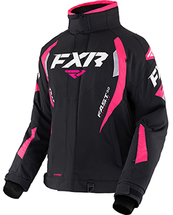 FXR LADIES TEAM JACKET (BLACK/FUCHSIA)