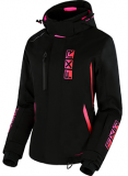 FXR LADIES EVO JACKET (BLACK/RASBERRY FADE )