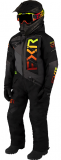 FXR CHILDRENS/YOUTH HELIUM SUIT (BLACK/CHARCOAL/INFERNO))