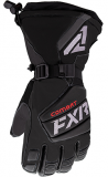 FXR MENS LEATHER GAUNTLET GLOVE (BLACK)