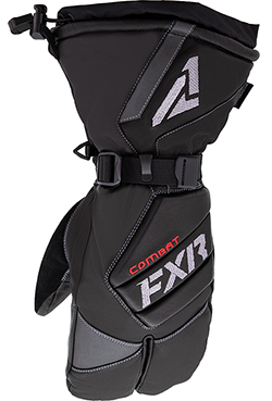 FXR MENS LEATHER CLAW MITT (BLACK)