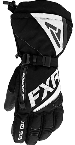 FXR MENS FUEL GLOVES (BLACK/WHITE)