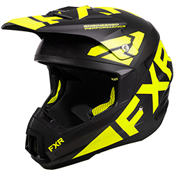 FXR TORQUE TEAM HELMET (BLACK/HIVIZ)