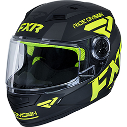 FXR YOUTH NITRO HELMET (BLACK/HI-VIS)