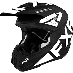 FXR TORQUE TEAM HELMET (BLACK/WHITE)