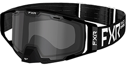 FXR COMBAT GOGGLES (BLACK/WHITE)