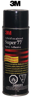 3M SUPER 77 SPRAY ADHESIVE