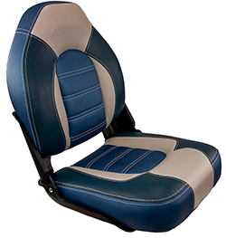 SPRINGFIELD PREMIUM HIGH BACK SEAT (GREY/BLUE)