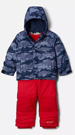 COLUMBIA BOYS  TODDLER BUGA SET (NAVY)