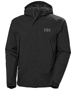 HELLY HANSEN MENS BANFF SHELL JACKET (BLACK)