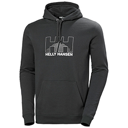 HELLY HANSEN MENS NORD GRAPHIC HOODY (EBONY)