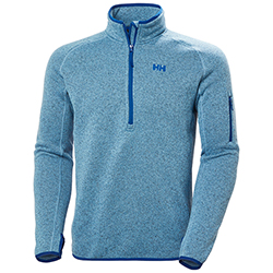 HELLY HANSEN MENS VARDE 1/2 ZIP (BLUE FOG)