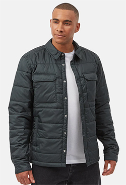 10 TREE MENS CLOUD SHIRT JACKET (FOREST GREEN)