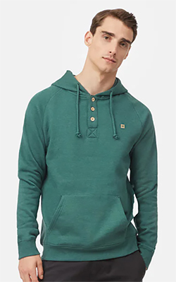 10 TREE MENS OBERON HOODY (HUNTER/ GREEN)