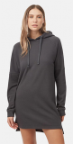 10 TREE LADIES LUXE OVERSIZED HOODIE DRESS (GRAPHITE)