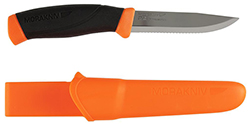 MORA CLIPPER SERRATED BLADE KNIFE & CASE