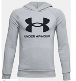 UNDER ARMOUR BOYS RIVAL HOODY (GREY)