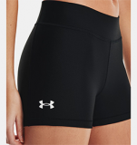 UNDER ARMOUR LADIES HEATGEAR MID SHORTY (BLACK)